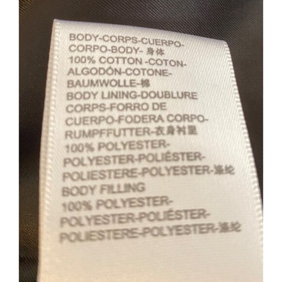 Urban Outfitters Animal Print Puffer Jacket Full Zip Snap Pockets Large - Picture 10 of 15